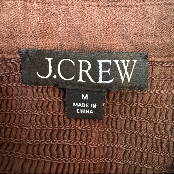 J. Crew Soft Cotton Gauze Ruffle Garden Top Medium - Picture 9 of 11